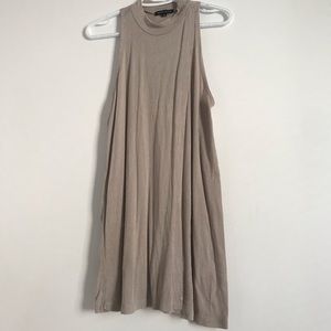 Beige mock neck Kendall + Kylie dress